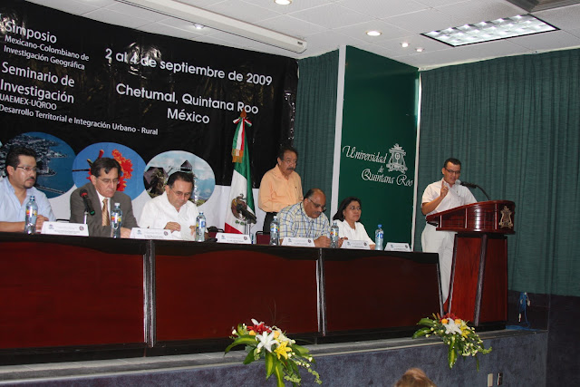 III Simposio Mexicano-Colombiano de Investigación geográfica, Chetumal (México), 2009